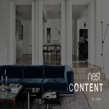 Nest content & social media strategy 02.18.16