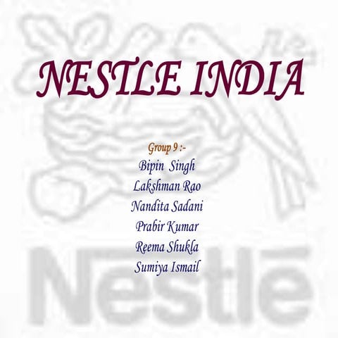 Nestle india 