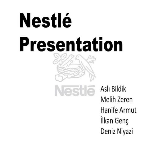 Nestle presentation