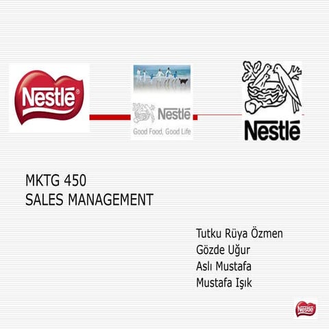 Nestle Sales Management