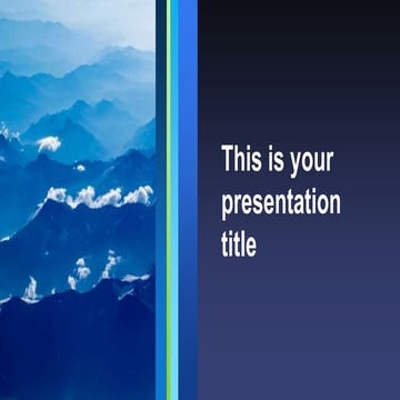 Nice template for ppt or google slides