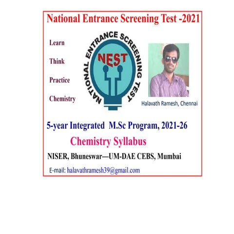 National Entrance Screening Test 2021