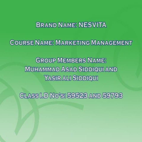 Nesvita presentation