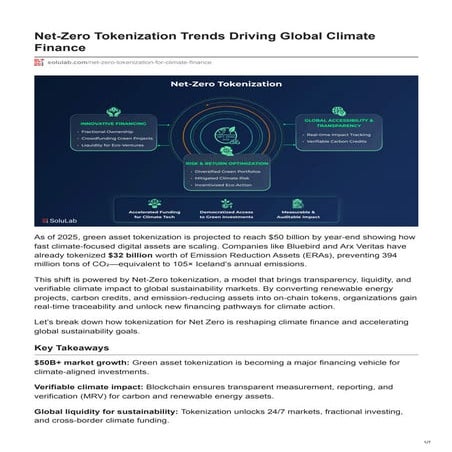 Net-Zero Tokenization Trends Driving Global Climate Finance.pdf