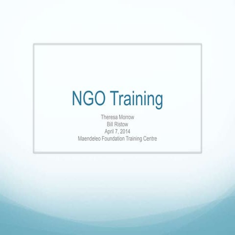 [Net2 Uganda] Training for NGOs on how to share compelling stories of their work