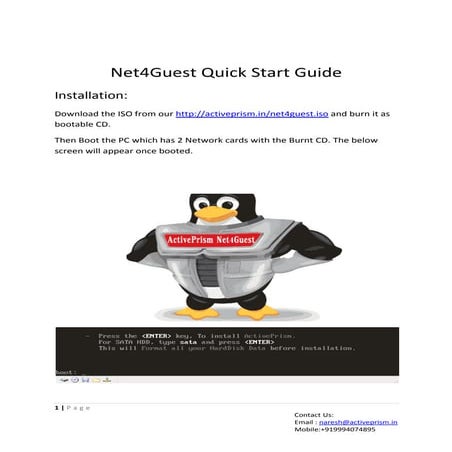 Net4guest guide | PDF