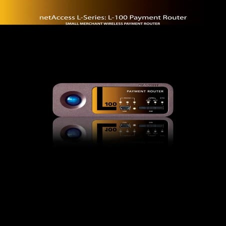 Net Access L 100 Factsheet