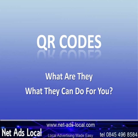Net Ads Local QR Code Presentation