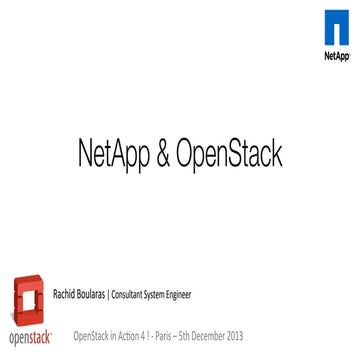 OpenStack in Action 4! Rachid Boularas - Pragmatic Storage Solutions for Hava...