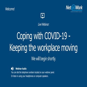 Coping with Covid-19: Keeping the Workplace Moving 