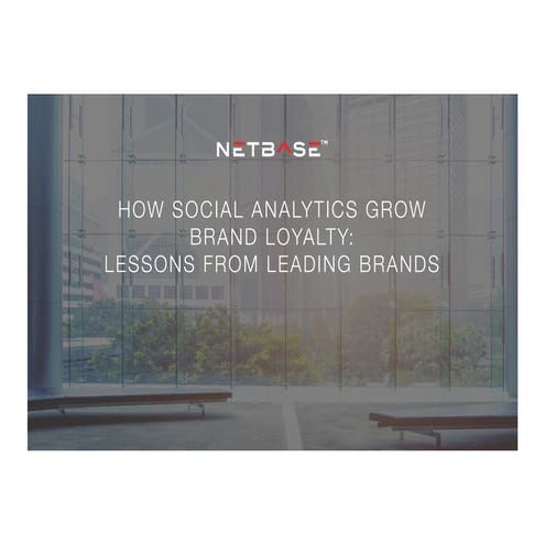Webinar: How Social Analytics Grow Brand Loyalty