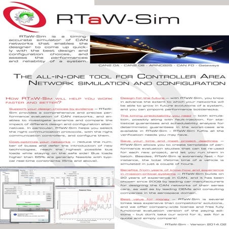 RTaW-Sim Brochure