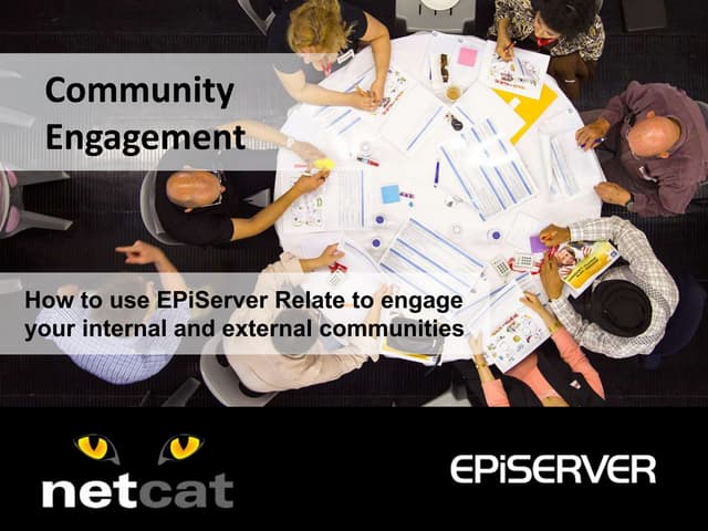 Netcat community engagement with relate 0.4