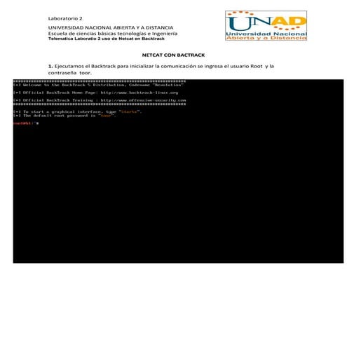 Netcat con bactrack