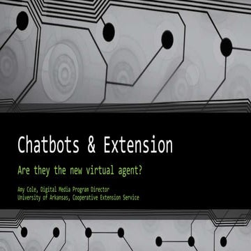 Using Chatbots in Extension Programming