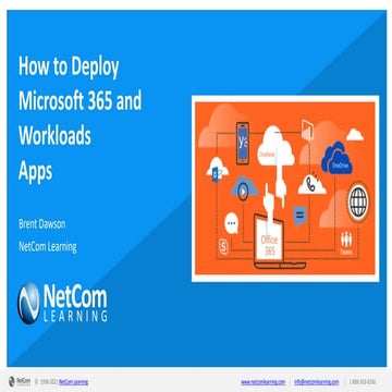 How to Deploy Microsoft 365 Apps and Workloads.