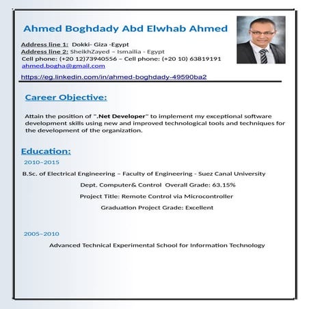 Net developer [ahmed boghdady]