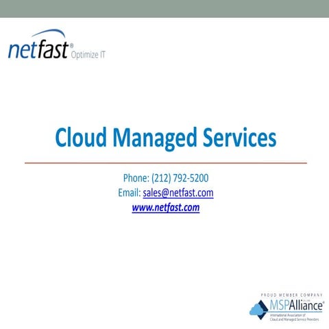Cloud Migration and Managed Services | Netfast