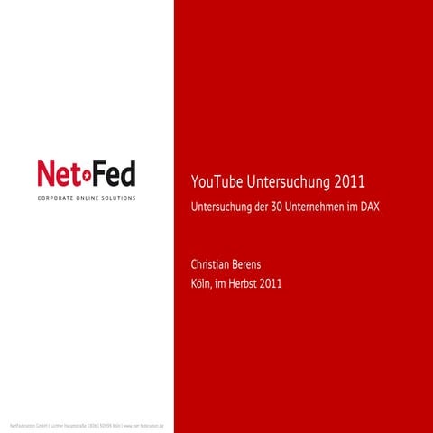 NetFed YouTube Untersuchung 2011