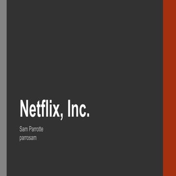 Parrosam Netflix Report