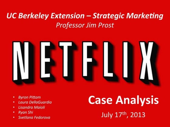 Netflix case study