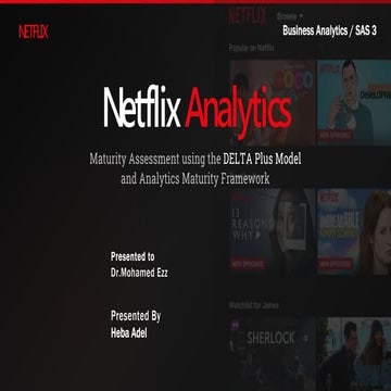 How Netflix Uses Analytics as a Competitive Advantage | PDF