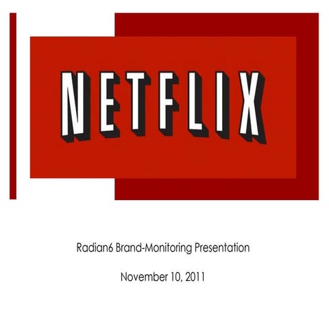 Netflix: Brand Analysis