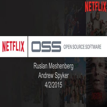 Netflix oss   past-present-future