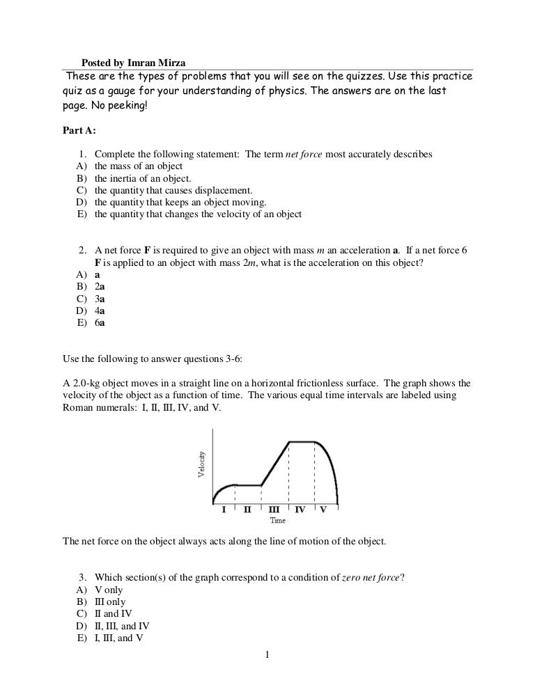 Net force practice quiz 2[1]