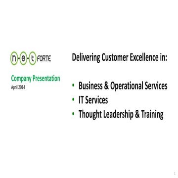 Netforte Company Presentation 