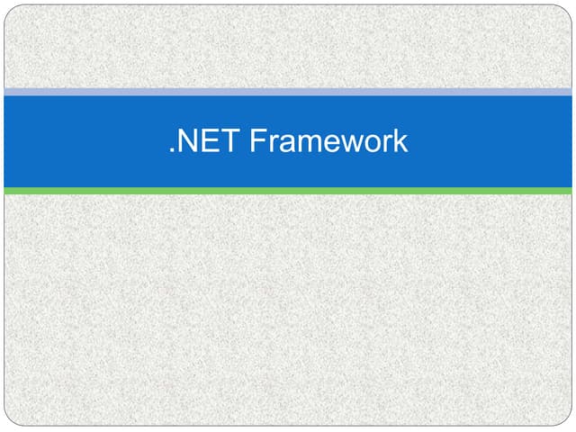 Net framework