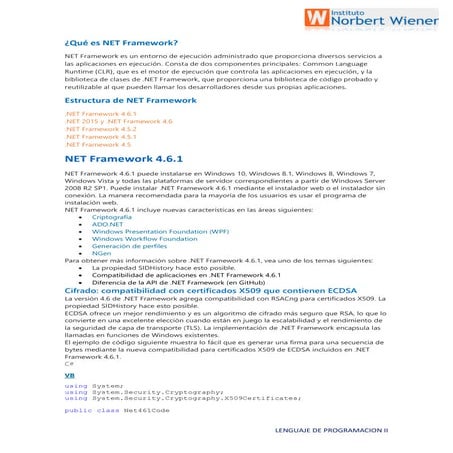 Net framework version 4.5 | PDF