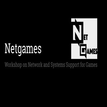 Netgames: history and preparing 2018 edition