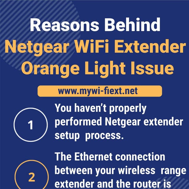 Netgear extender orange Light Status PDF