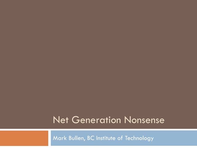 Netgennonsense