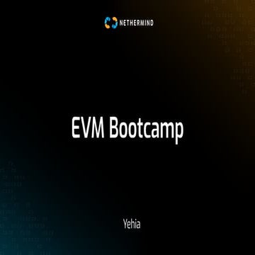 Encode Club: Nethermind Workshop EVM Bootcamp