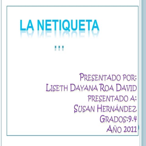 Netiqueta, hipervinculos