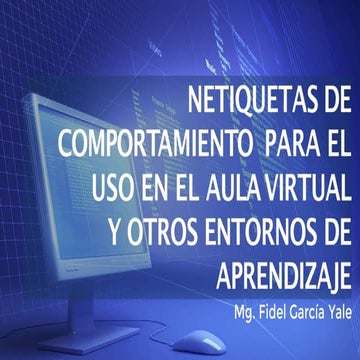 Netiquetas para el uso en el aula virtual | PDF