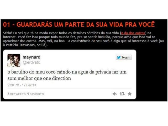 Os 10 Mandamentos das Redes Socias by Youpix