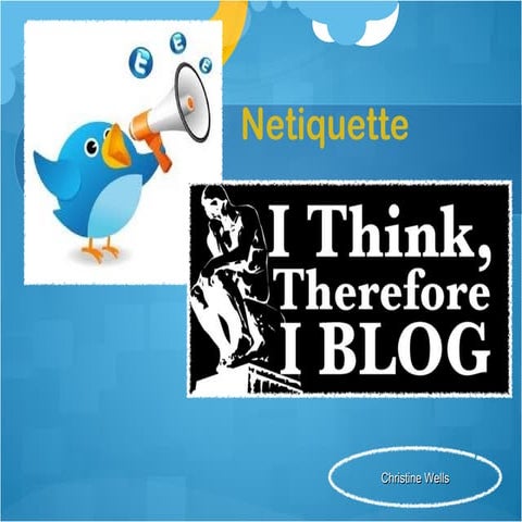 Social Media Etiquette Presentation | PPTX