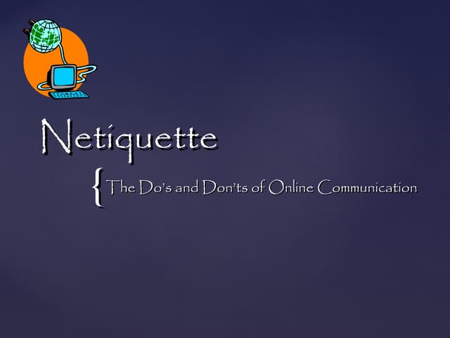 Netiquette