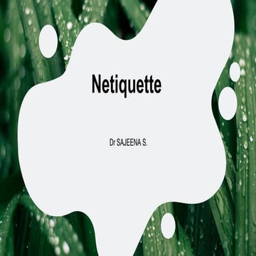 Netiquette