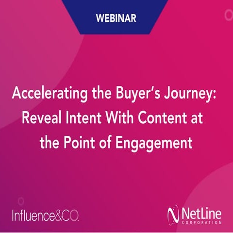 Accelerating the Buyer's Journey: Reveal Intent With Content at the Point of ...