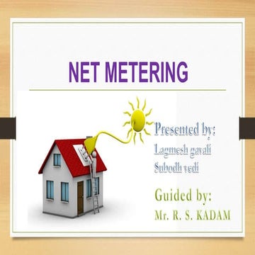 Net metering paper presentatio by lagmesh