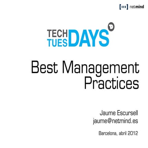 netmind - Mejores prácticas en Gestión de Proyectos, Programas y Portfolios-t…