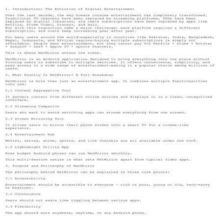Watch your favourite shows and movies on netmirror