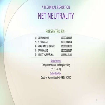 Net neutrality