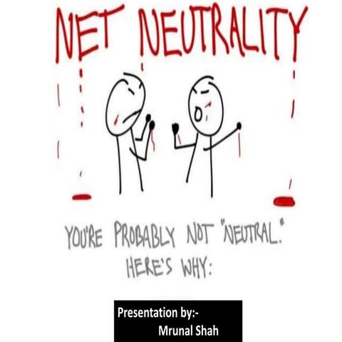 Net neutrality &amp; it’s legal issues