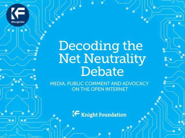 Decoding the Net Neutrality Debate