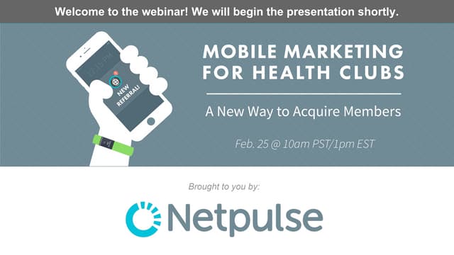 Webinar: Mobile Marketing for Health Clubs